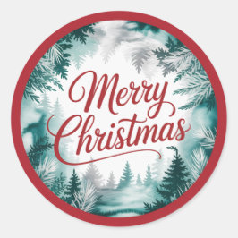 Prettig kerstfeest sticker