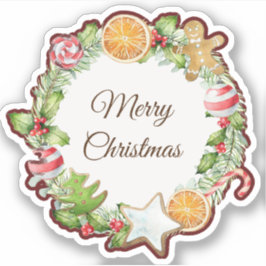 Prettig kerstfeest sticker