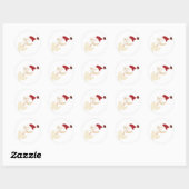 Prettig kerstfeest sticker (Vel)