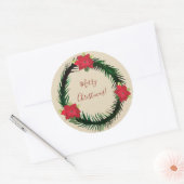 Prettig kerstfeest Sticker (Envelop)