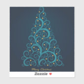"Prettig kerstfeest" Sticker (Vel)