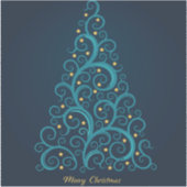 "Prettig kerstfeest" Sticker (Voorkant)
