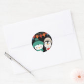 Prettig kerstfeest sticker | Mooie kerstlabels (Envelop)