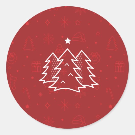 PRETTIG KERSTFEEST / Stickers (Voorkant)