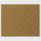 PRETTIG KERSTFEEST STIJLVOOL MODERN BRUINE KLEUR C CADEAUPAPIER (Vlak)