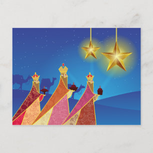 Prettig Kerstfeest   Stille Nacht Drie Wijzen Feestdagenkaart