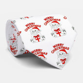 Prettig kerstfeest stropdas (Opgerold)
