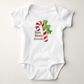 Prettig Kerstfeest Suikerstok - Italiaans Prettig Romper (Voorkant)