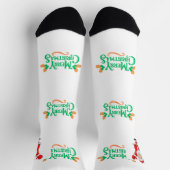 Prettig kerstfeest Super zachte cadeaus Cool Sokken (Top)