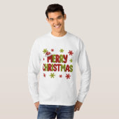 Prettig kerstfeest T-shirt (Voorkant volledig)