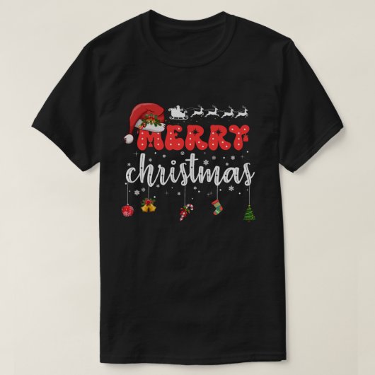 prettig kerstfeest t-shirt (Design voorkant)