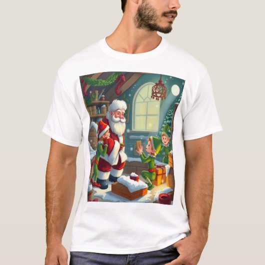 Prettig kerstfeest  t-shirt (Voorkant)