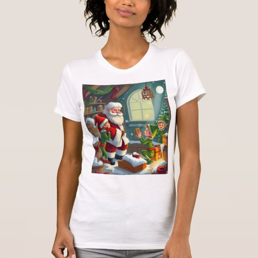 Prettig kerstfeest t-shirt (Voorkant)