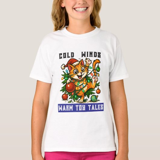 Prettig Kerstfeest T-shirt (Voorkant)
