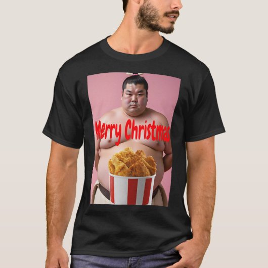 Prettig kerstfeest t-shirt (Voorkant)