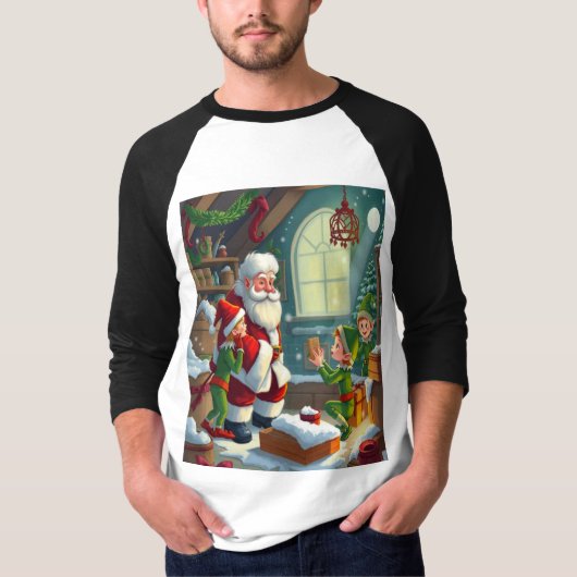 Prettig kerstfeest t-shirt (Voorkant)