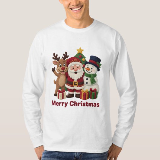 Prettig kerstfeest T-shirt (Voorkant)