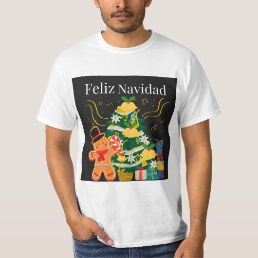 prettig kerstfeest t-shirt (Voorkant)