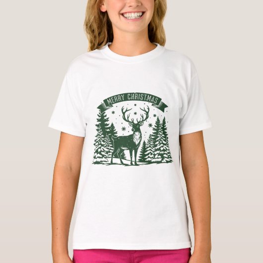 Prettig kerstfeest t-shirt (Voorkant)