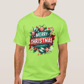 Prettig kerstfeest t-shirt (Voorkant)