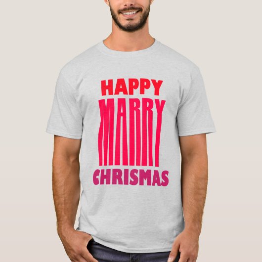 Prettig kerstfeest t-shirt (Voorkant)