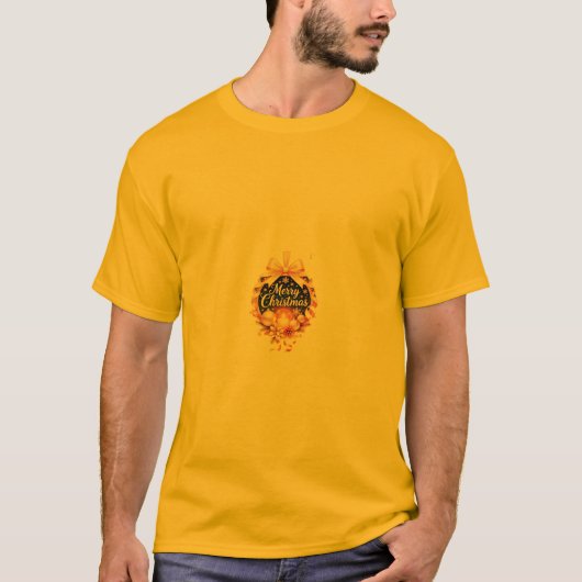 Prettig kerstfeest t-shirt (Voorkant)