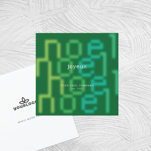 PRETTIG KERSTFEEST TECH LETTERTYPE BEDRIJFSKERST FEESTDAGENKAART
