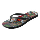 Prettig kerstfeest  teenslippers (Schuin)
