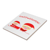 Prettig kerstfeest tegeltje (Zijkant)