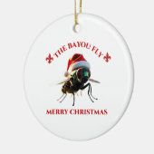 Prettig kerstfeest The Bayou Fly Keramisch Ornament (Links)