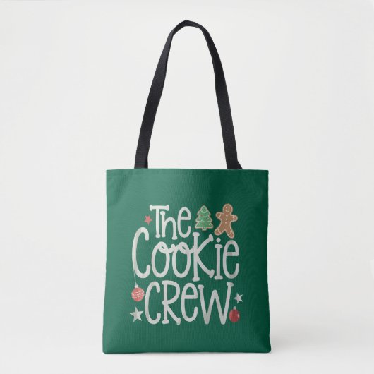Prettig kerstfeest The Cookie Crew Kerstmis Matchi Tote Bag (Voorkant)
