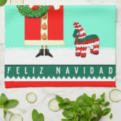 Prettig Kerstfeest Theedoek (Gevouwen)