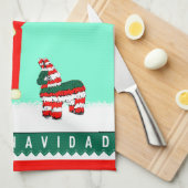 Prettig Kerstfeest Theedoek (Quarter Fold)