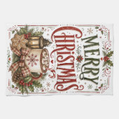 Prettig kerstfeest theedoek (Horizontaal)