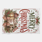 Prettig kerstfeest theedoek (Horizontaal)