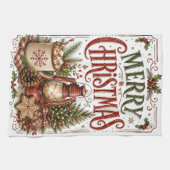 Prettig Kerstfeest Theedoek (Horizontaal)
