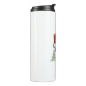 Prettig kerstfeest! thermosbeker (Gedraaid links)
