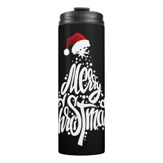 Prettig kerstfeest thermosbeker (Voorkant)