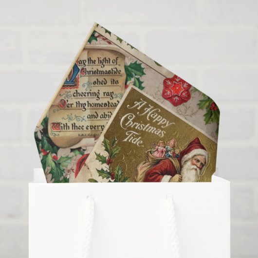 Prettig kerstfeest tissuepapier (Cadeauzakje)