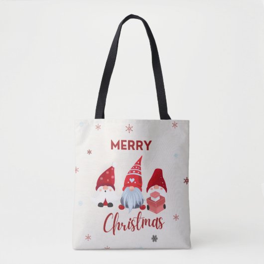Prettig kerstfeest tote bag (Voorkant)
