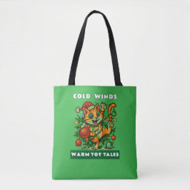 Prettig kerstfeest tote bag