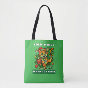 Prettig kerstfeest tote bag