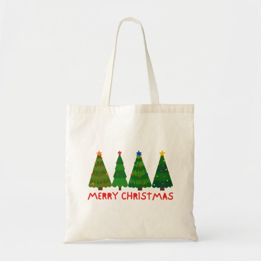 Prettig kerstfeest tote bag (Voorkant)