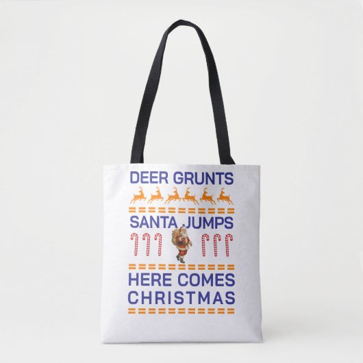 Prettig kerstfeest tote bag (Voorkant)