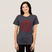 Prettig Kerstfeest Tri-Blend Shirt (Voorkant volledig)
