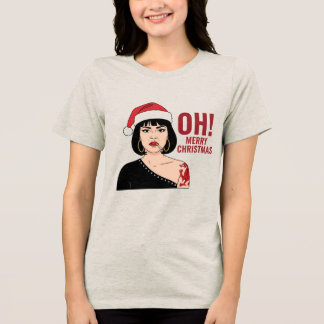 prettig kerstfeest Tri-Blend shirt