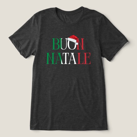 Prettig kerstfeest Tri-Blend shirt (Design voorkant)