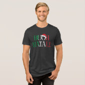 Prettig kerstfeest Tri-Blend shirt (Voorkant volledig)