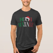 Prettig kerstfeest Tri-Blend shirt (Voorkant)