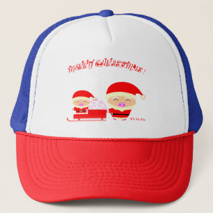 Prettig kerstfeest trucker pet